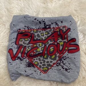 •CUSTOM PLAY VICIOUS SOFTBALL TEE•